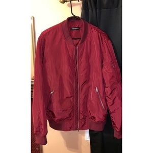 Red Bomber Jacket